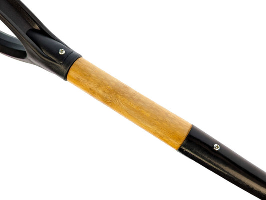 27-1/2" D-handle Steel Square Shovel with Wood Handle