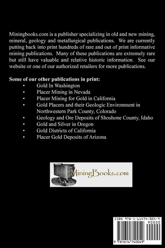 Arizona Lode Gold Mines and Gold Mining- Book