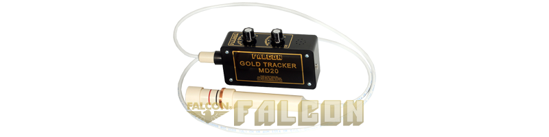 thumbnail image 2 of Falcon Gold Tracker MD20 Metal Detector – 300kHz Probe, Includes Headphones – New 2 of 6