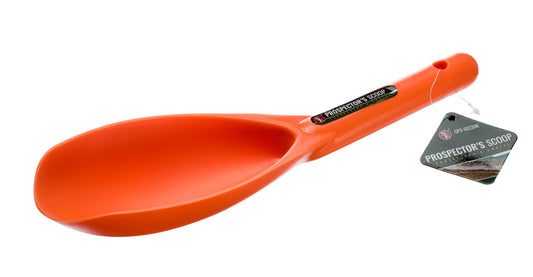 12.5" Orange Heavy Duty Plastic Prospector's Scoop