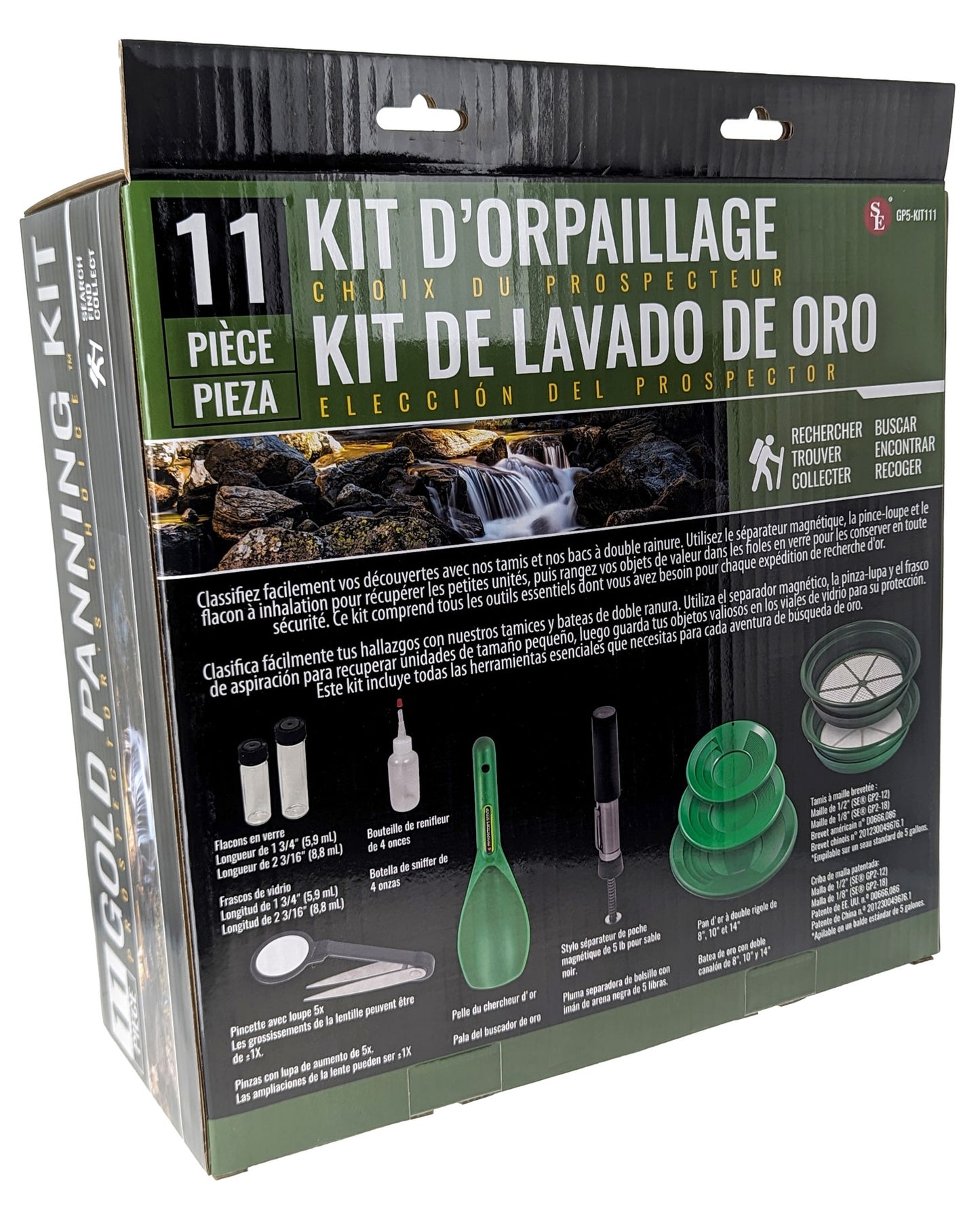 11-piece Gold Panning Kit