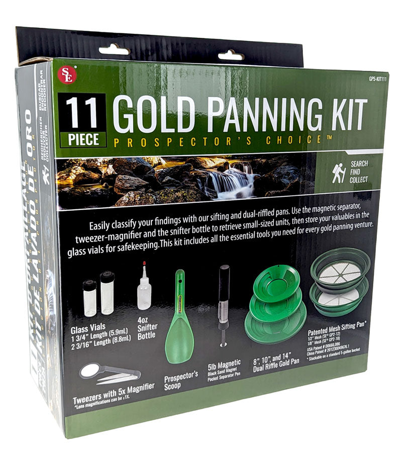 11-piece Gold Panning Kit