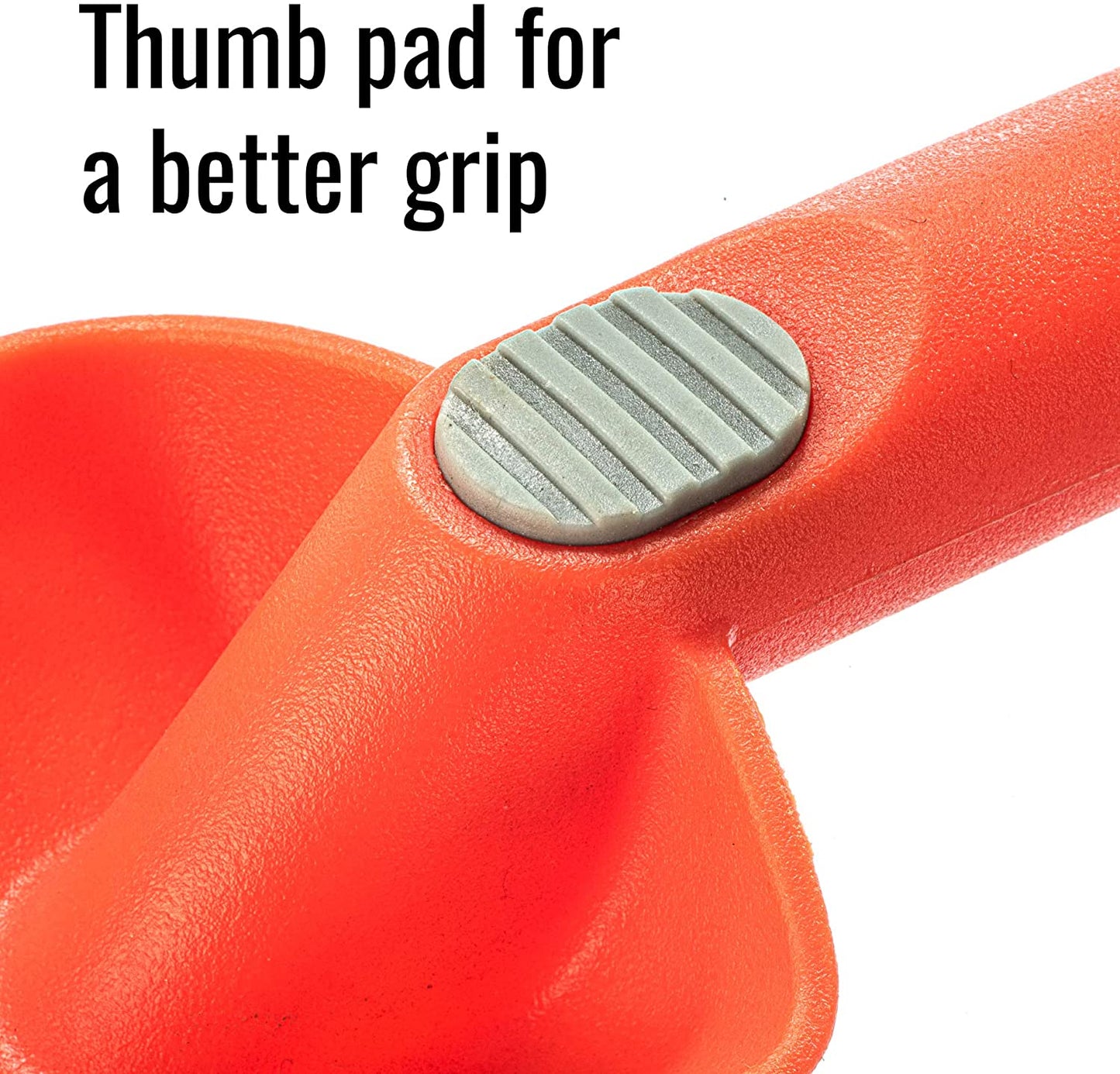 Heavy Duty Orange Nylon Plastic Hand Trowel 11 inch