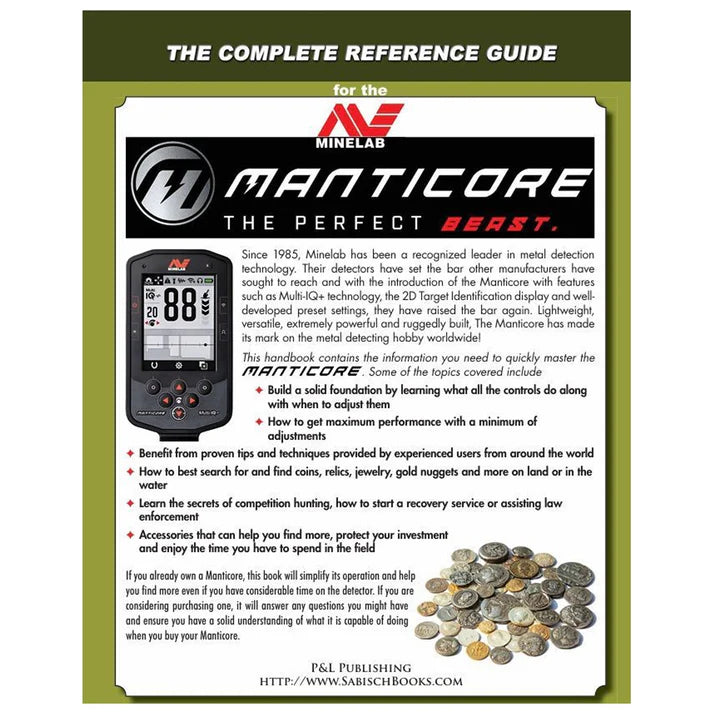 The Minelab Manticore Handbook by Andy Sabisch