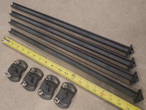 Retro fit leg kit for sluices