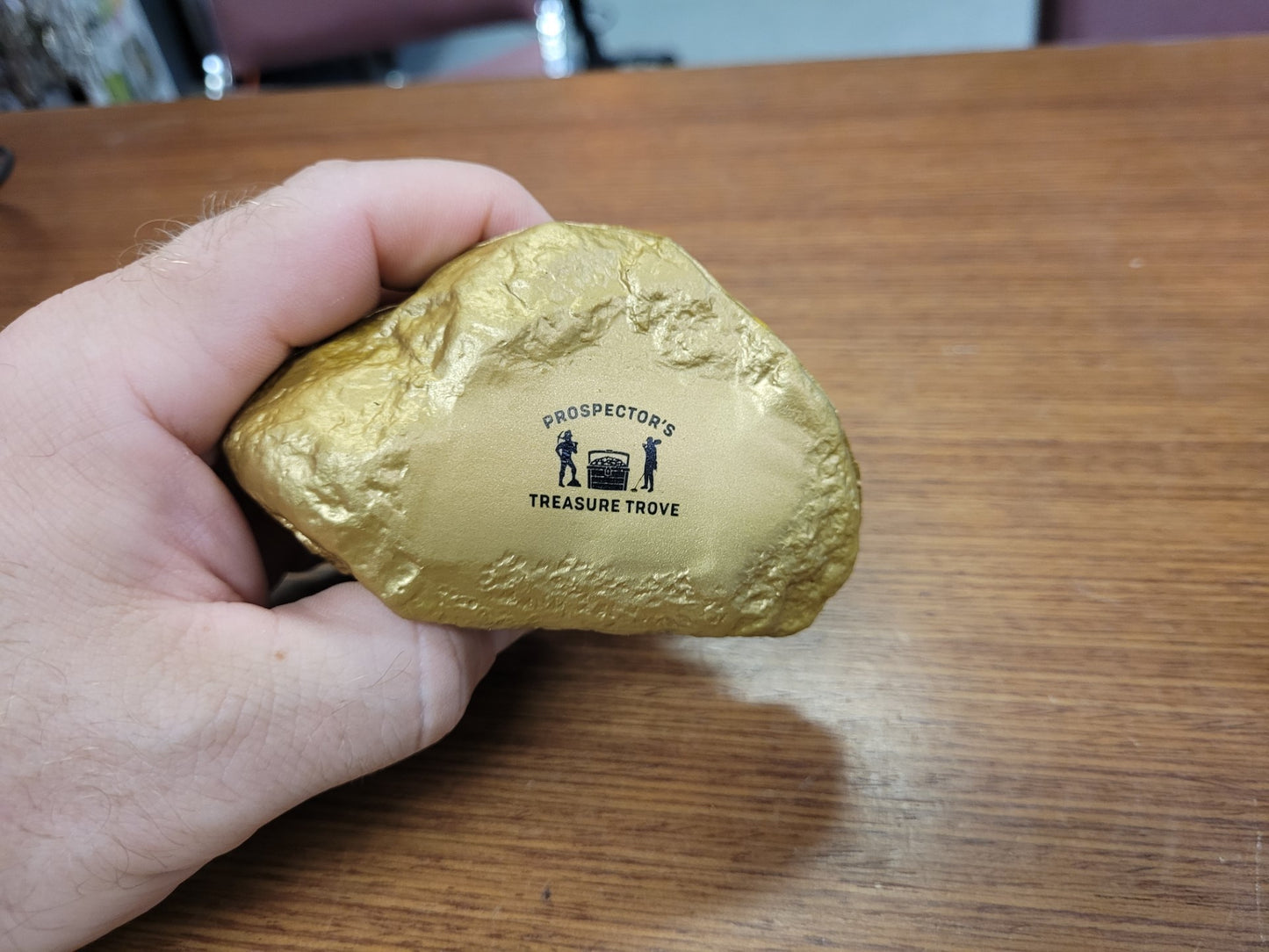 Gold Nugget Stress Ball