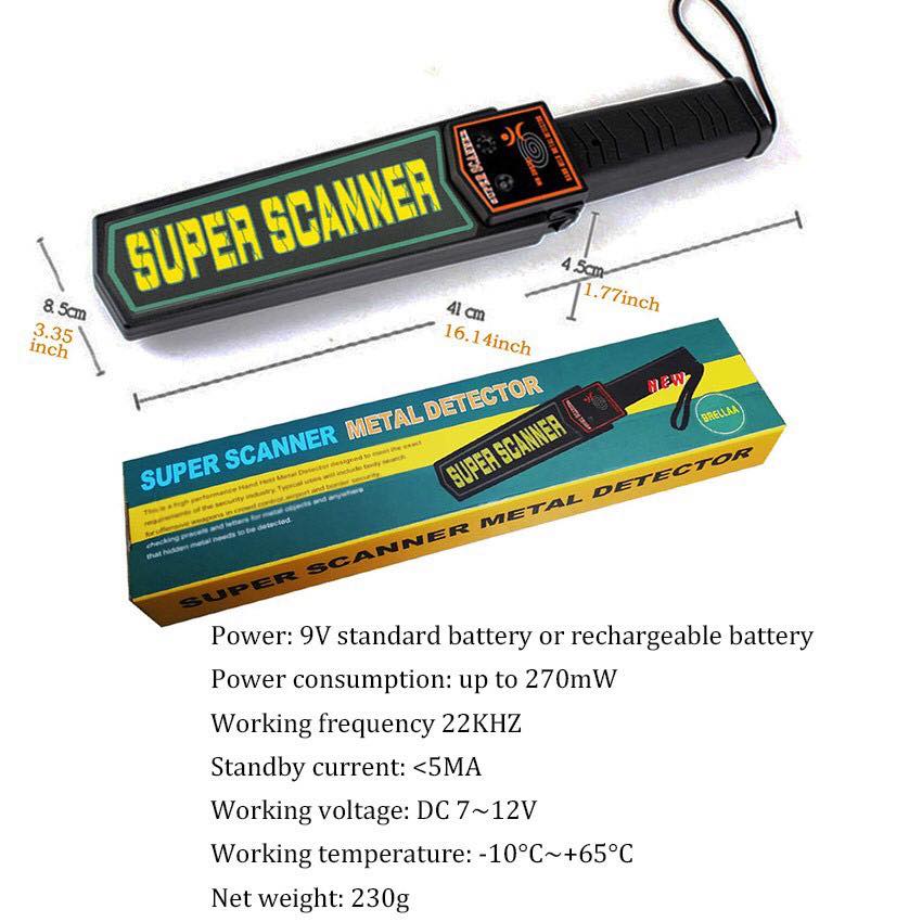 Super Scanner Metal Detector