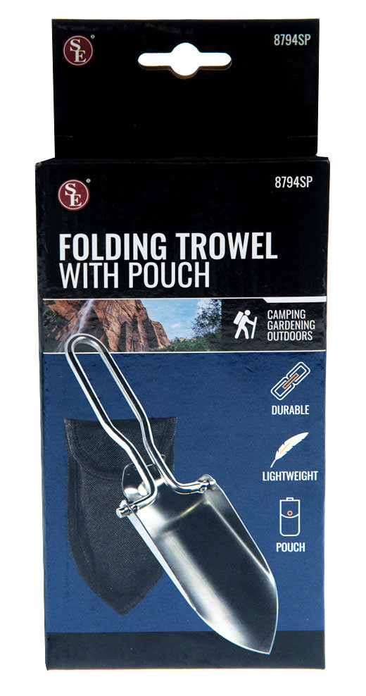 Mini Stainless Steel Folding Trowel With Pouch