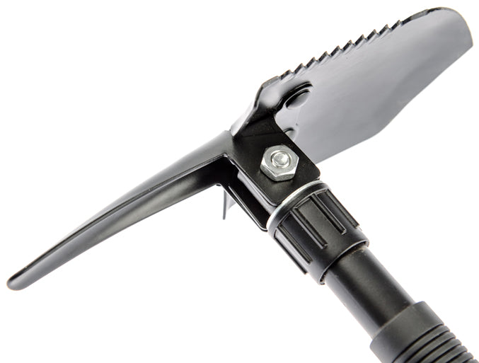 3-IN-1 Mini Folding Shovel- Shovel, Pick & Saw W/Carrying Case