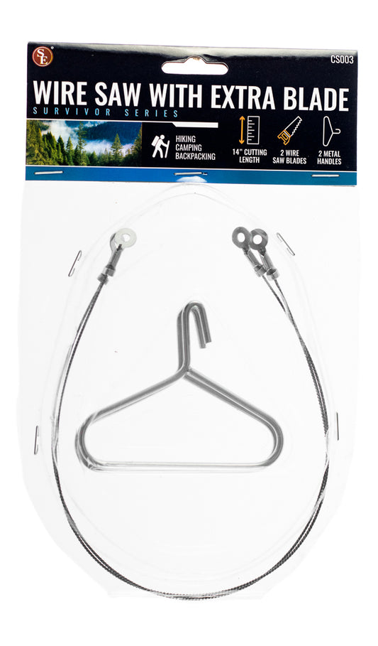 2pc Portable Hand Wire Saw with Extra Blade