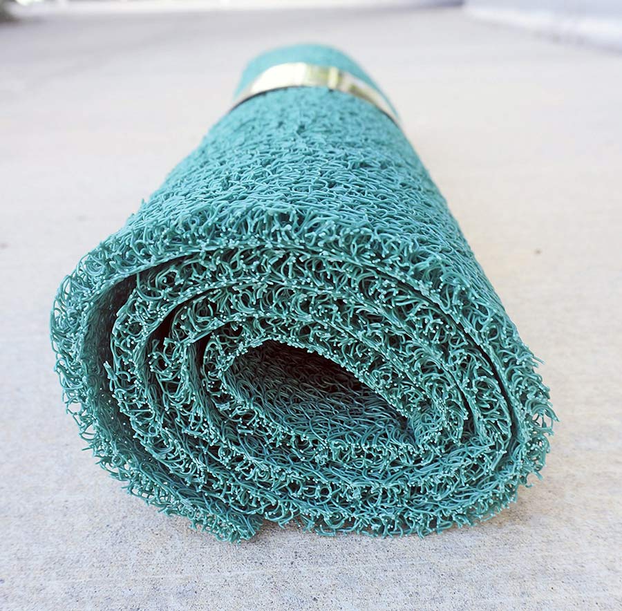 Green Miner's Moss Sluice Box Matting,24"x 36" 10mm Thick