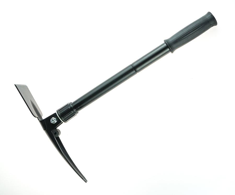 17-1/2" Compact Folding Prospector's/Camping Pick/Shovel with Carrying Case