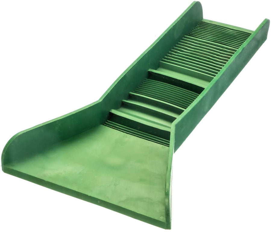 Pocket Sized Plastic Green Sluice Box - 12"X3"x5.5"