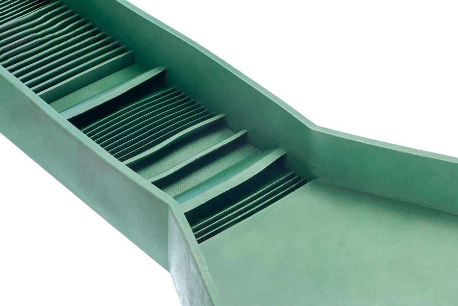 Pocket Sized Plastic Green Sluice Box - 12"X3"x5.5"