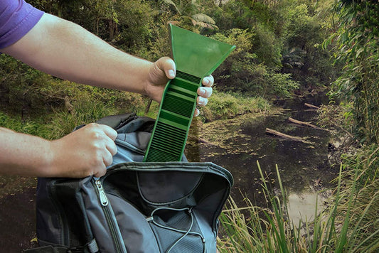 Pocket Sized Plastic Sluice Box - 12"X3"x5.5"