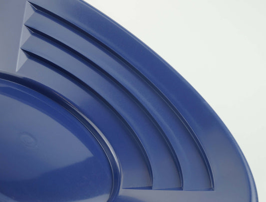 14" Blue Dual Riffle Gold Pan