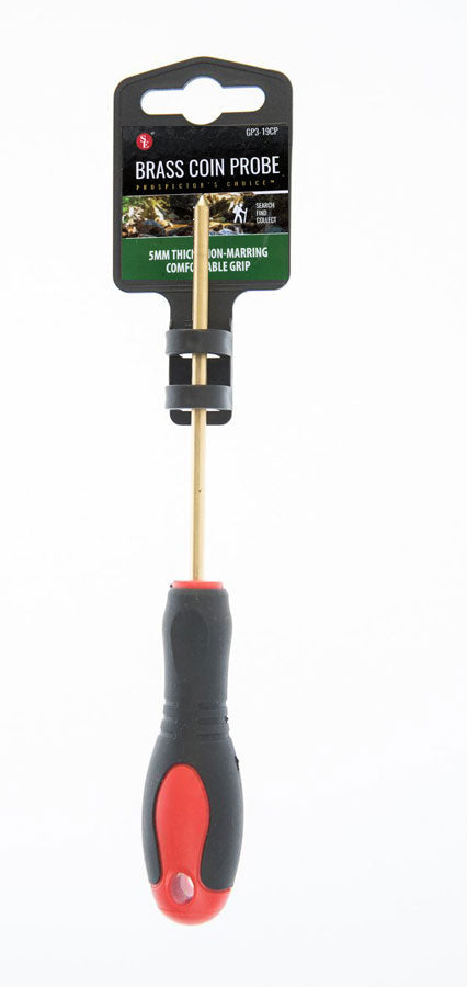 9 1/2" Brass Coin Probe