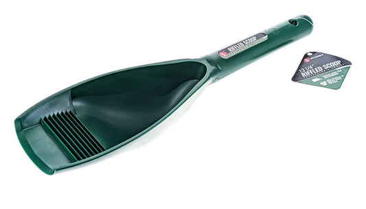 12.5" Green Prospector's Scoop with Riffle
