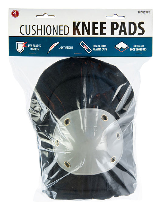 Cushioned Knee Pads With heavy duty Plastic Caps