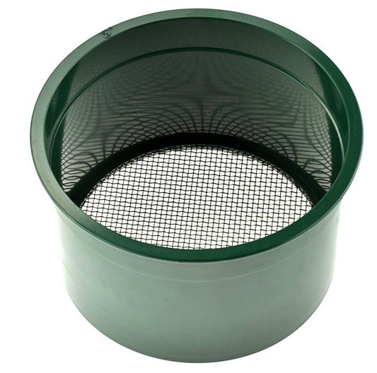 5.5" Green Mini Stackable Sifting Pans: 10 MESH