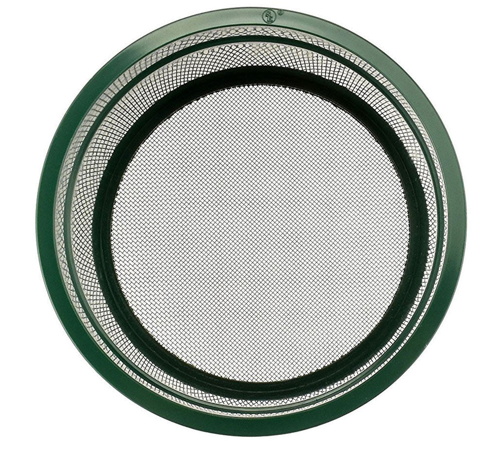 6" Green Mini Stackable Sifting Pans: 20 MESH