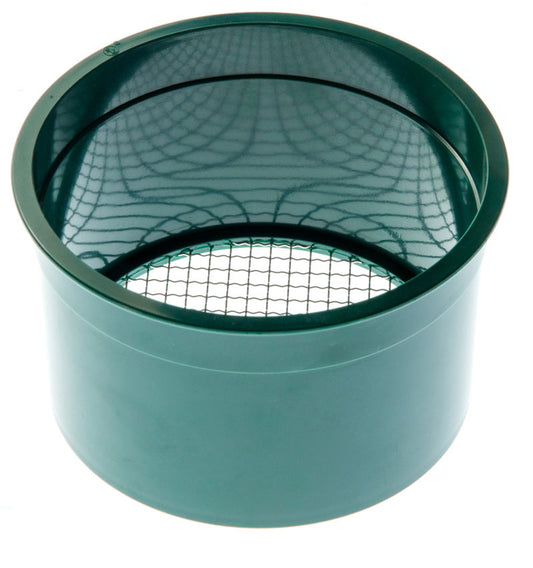 6" Green Mini Sifting Pan, 1/4 Inch
