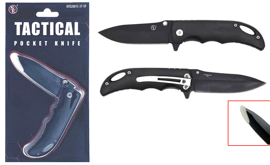 3" Blade Spring Assisted Drop Point Pocket Knife