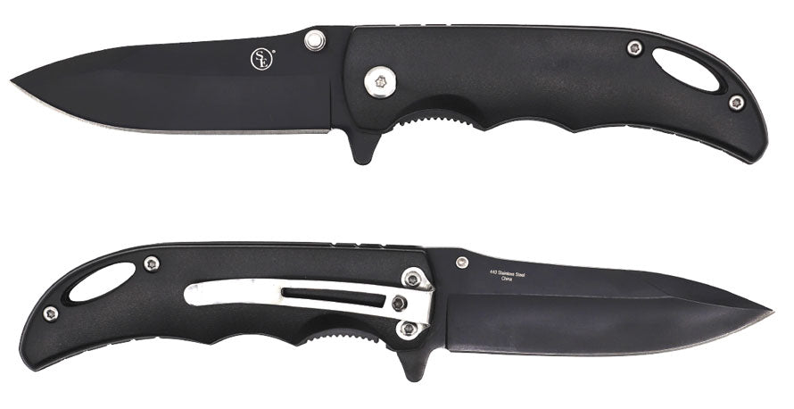 3" Blade Spring Assisted Drop Point Pocket Knife