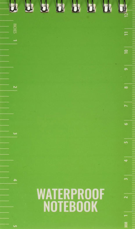 3"x 5" Waterproof Notebook With Pencil