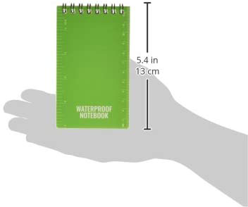 3"x 5" Waterproof Notebook With Pencil