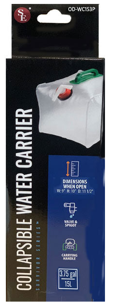 3.75 Gallon (15L) Collapsible Water Carrier with Handle