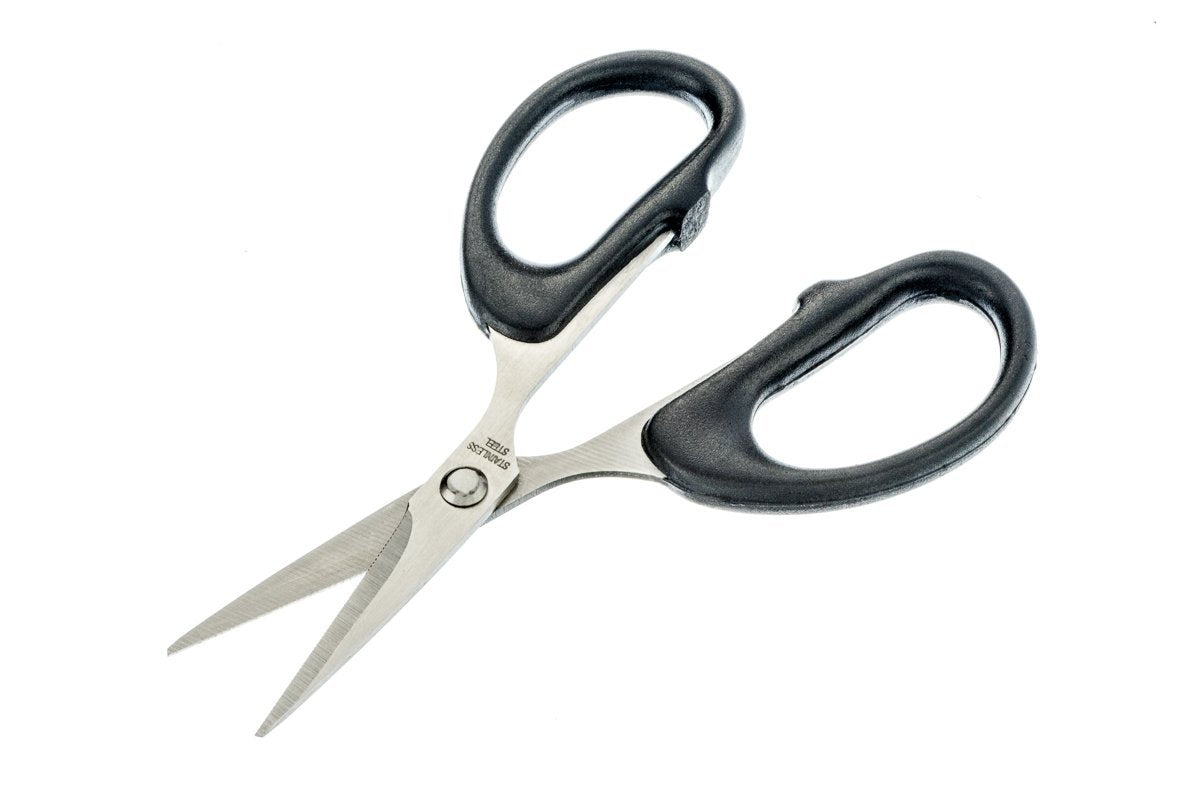 4-1/4" Fishing Line Scissors Stainless Steel Blades With Black Handle