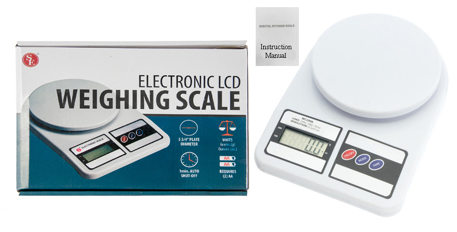 Electronic Kitchen/Weighing Scale,Capacity-22 LB