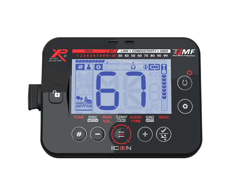 XP ICONX Multi-Frequency Metal Detector with 11-Inch FMF Coil-