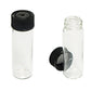 12-Pack Glass Gold Vials – 5ml Screw-On Storage Bottles