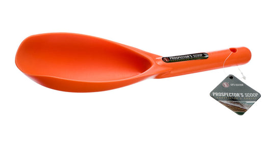 12.5" Orange Heavy Duty Plastic Prospector's Scoop