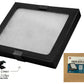 Glass Top Riker Display Box With Metal Clips 6-1/4" x 5-1/4" x 3/4"