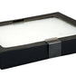 Glass Top Riker Display Box With Metal Clips 6-1/4" x 5-1/4" x 3/4"