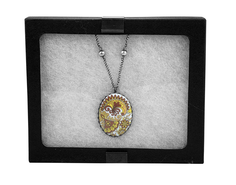Glass Top Riker Display Box With Metal Clips 6-1/4" x 5-1/4" x 3/4"
