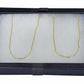 Glass Top Riker Display Box With Metal Clips 8-5/8" x 6-5/8" x 3/4"