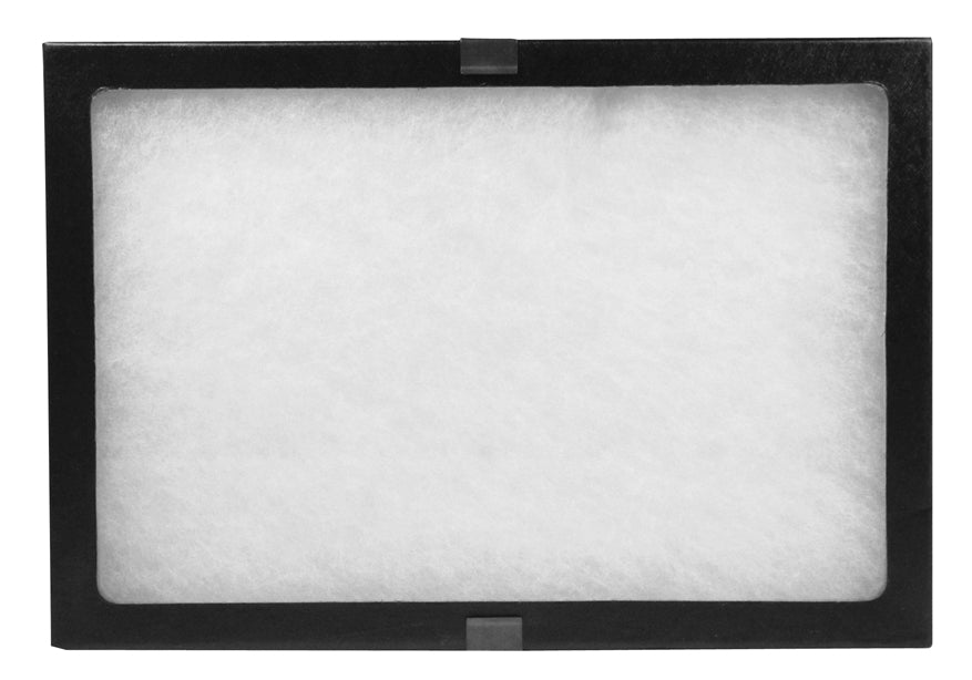 Glass Top Riker Display Box With Metal Clips 12" x 8-1/4" x 3/4"