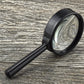 2" Glass Lens Hand Held 5x Magnifier