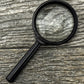 2" Glass Lens Hand Held 5x Magnifier
