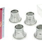 4-piece Premium Quality Aluminum Eye Loupe Set, (2.5x, 5x,7.5x, 10x),