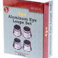 4-piece Premium Quality Aluminum Eye Loupe Set, (2.5x, 5x,7.5x, 10x),