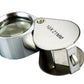 10X 21mm Jeweler's Loupe – Chrome Round Metal with Storage Case