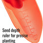 Heavy Duty Orange Nylon Plastic Hand Trowel 11 inch