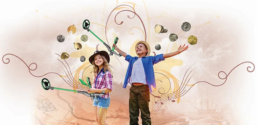 Nokta Midi Hoard Waterproof Metal Detector for Kids & Beginners