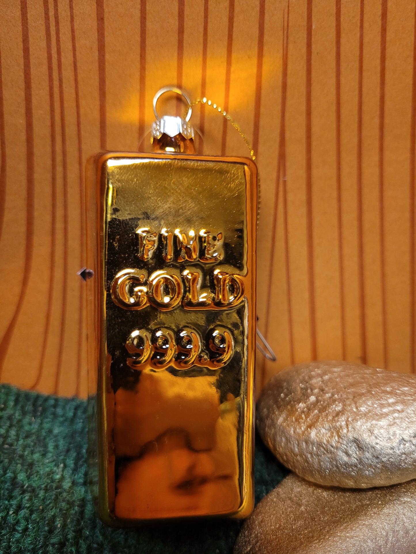 Gold Bar Ornament