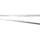7" Serrated Tip Stainless Steel Tweezer With Gem Tray